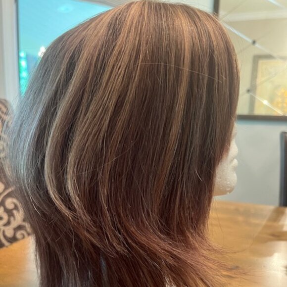 Uniwigs Top Secret | Silk Top Human Hair Topper | With Layers - Color : 223R - Picture 7 of 8